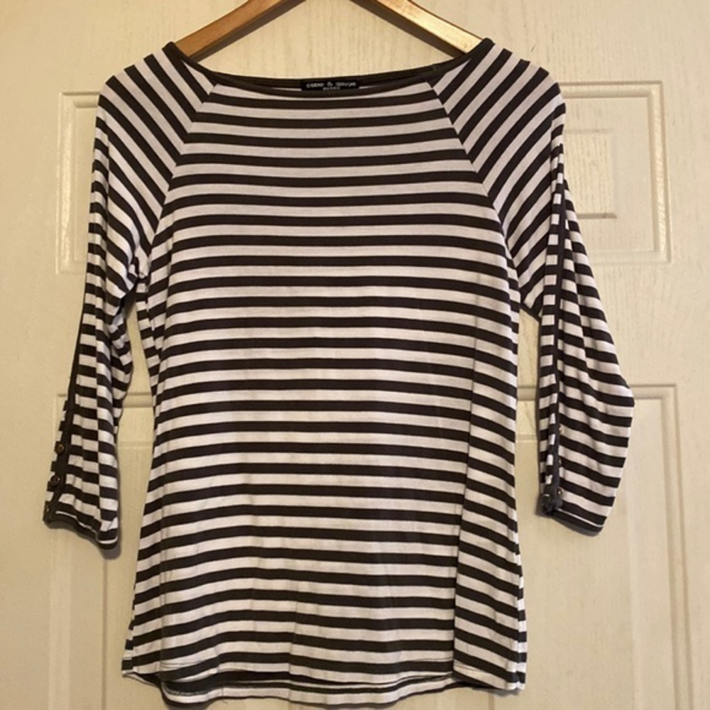 Cable & gauge striped top